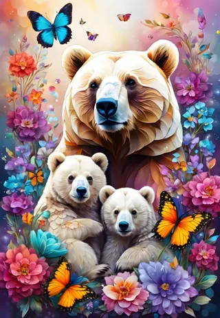 Puzzle Ours - Collection Amour Maternel - 1000 pièces from Alipson Puzzle – box 1 of 2