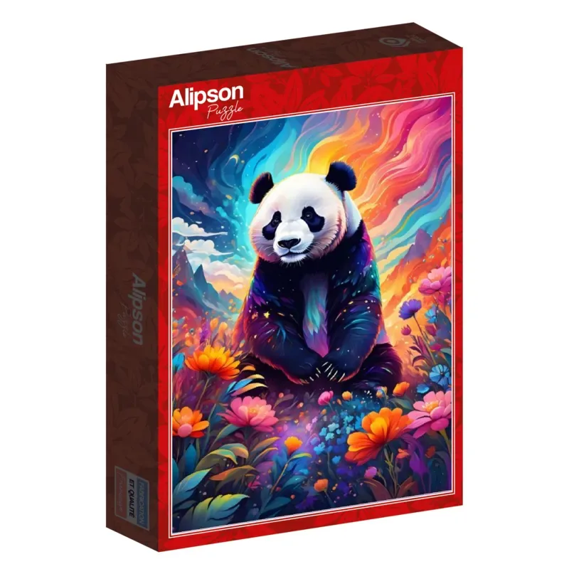 Puzzle Panda Coloré - 1000 pièces from Alipson Puzzle – box 2 of 2