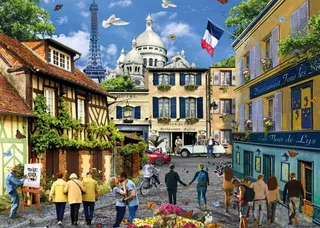Puzzle Paris - 1000 pièces from Alipson Puzzle – box 1 of 2