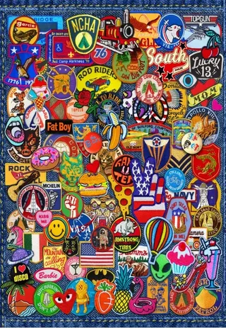 Puzzle Patch Crazy - 1000 pièces de Alipson Puzzle – boîte 1 sur 2