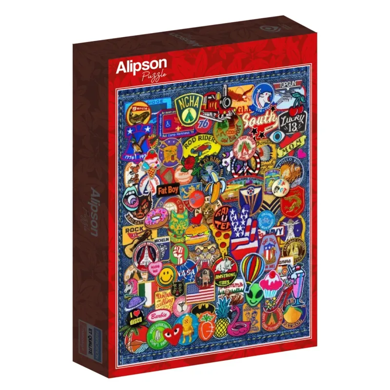 Puzzle Patch Crazy - 1000 pièces de Alipson Puzzle – boîte 2 sur 2