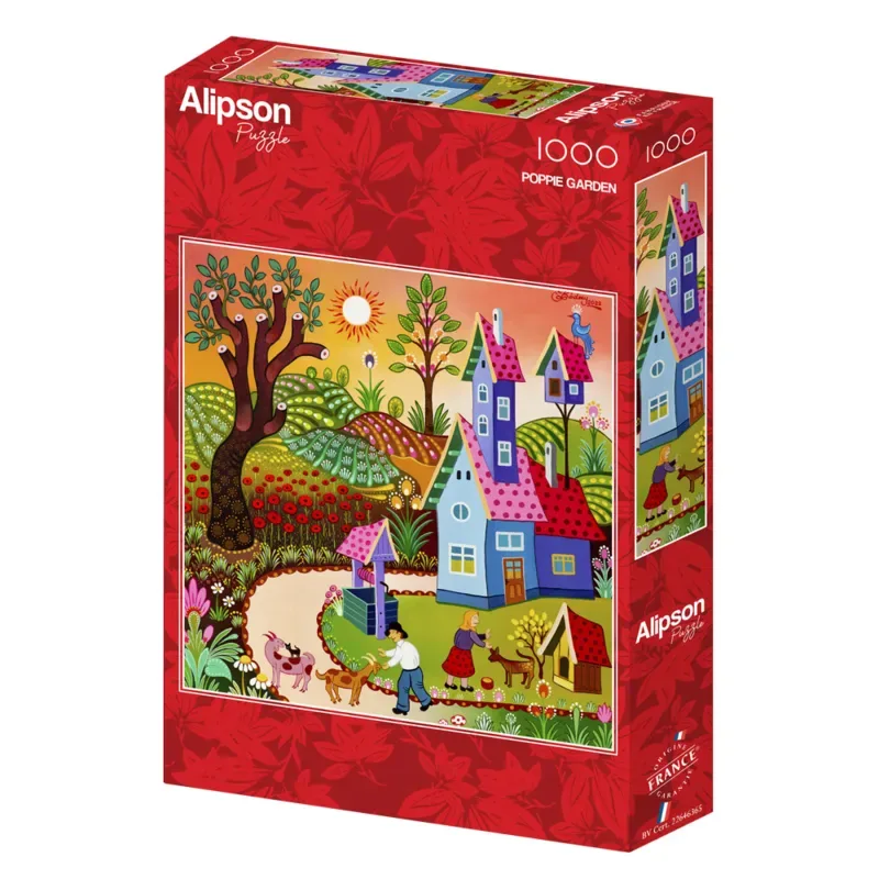 Puzzle Poppy Garden - 1000 pièces from Alipson Puzzle – box 2 of 2
