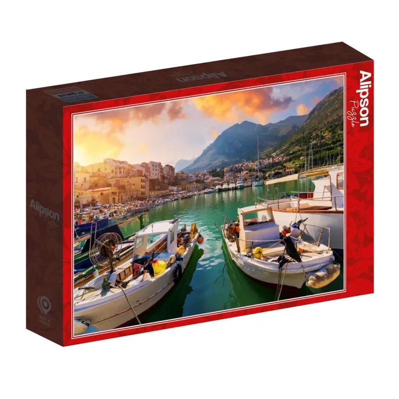 Puzzle Port et Bateaux de Pêche - Sicile - 1000 pièces from Alipson Puzzle – box 2 of 2