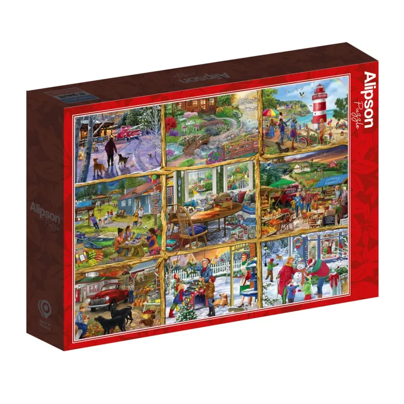 Puzzle Pour Toutes les Saisons - 1000 pièces from Alipson Puzzle – box 2 of 2