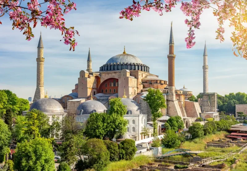 Puzzle Sainte Sophie - Istanbul - 1000 pièces van Alipson Puzzle – doos 1 van 2