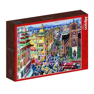 Puzzle San Francisco - China Town - 1000 pièces van Alipson Puzzle – doos 2 van 2