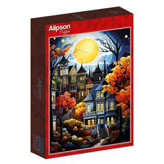 Puzzle Serene Village - 1000 pièces van Alipson Puzzle – doos 2 van 2