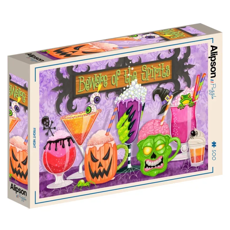Puzzle Soirée d'Horreur - 500 à 999 pièces de Alipson Puzzle – boîte 2 sur 2