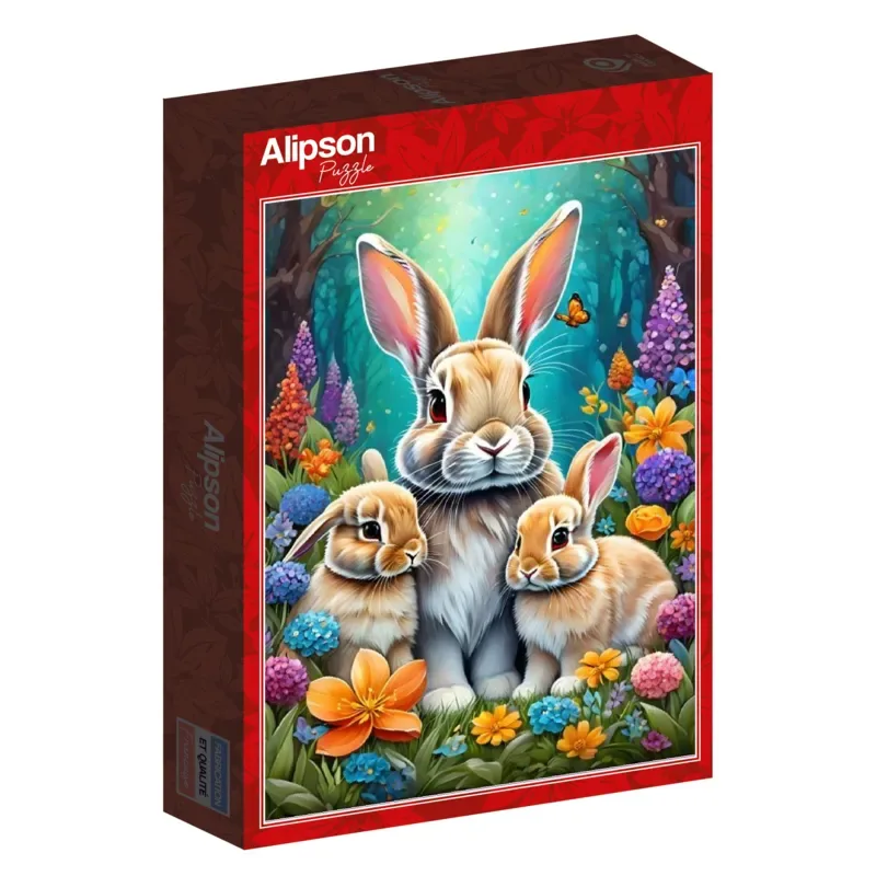 Puzzle Spring Bunnies - 1000 pièces van Alipson Puzzle – doos 2 van 2