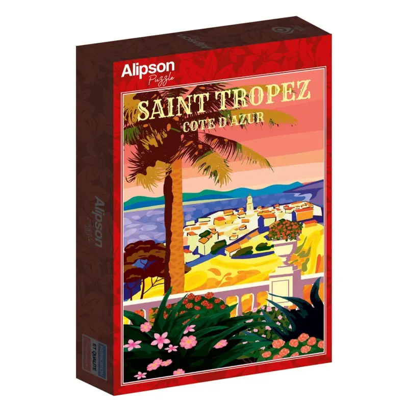 Puzzle St Tropez - Côte d'Azur - 1500 pièces de Alipson Puzzle – boîte 2 sur 2
