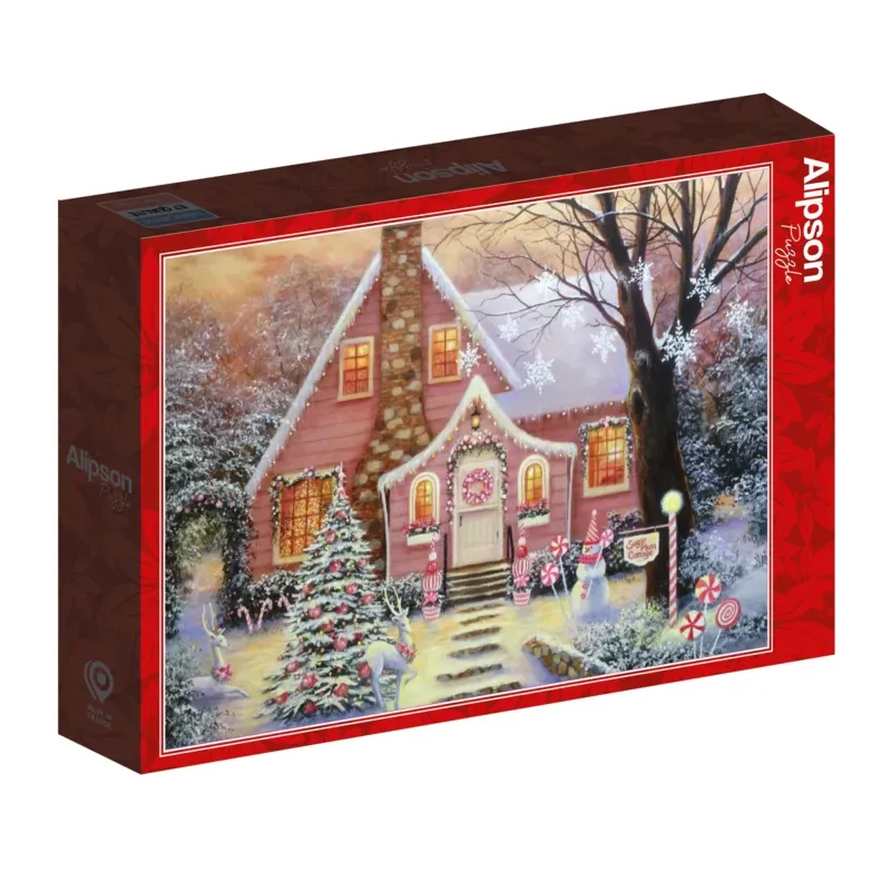 Puzzle Sugar Plum Cottage - 1000 pièces van Alipson Puzzle – doos 2 van 2