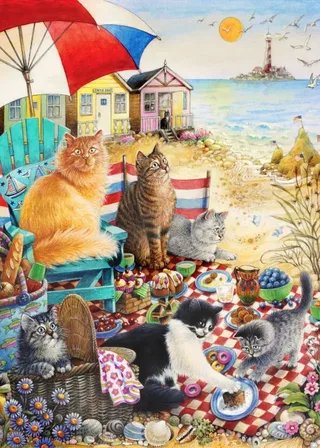 Puzzle Summer Picnic - 500 à 999 pièces de Alipson Puzzle – boîte 1 sur 2