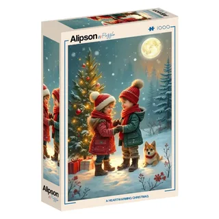 Puzzle Tendre Noël - 1000 pièces van Alipson Puzzle – doos 2 van 2