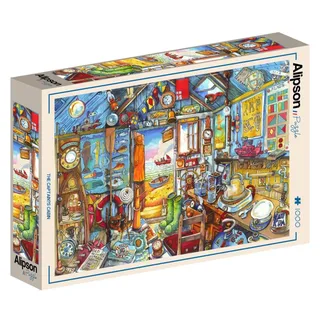 Puzzle The Captain’s Cabin - 1000 pièces van Alipson Puzzle – doos 2 van 2