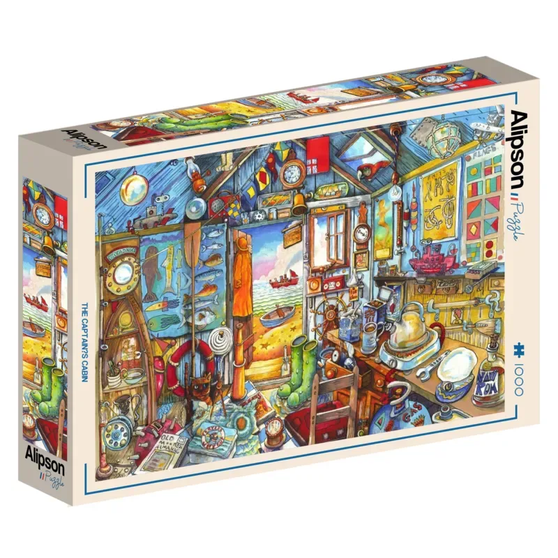 Puzzle The Captain’s Cabin - 1000 pièces van Alipson Puzzle – doos 2 van 2