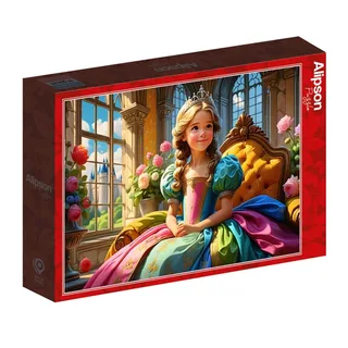 Puzzle The Princess on her Throne - 500 à 999 pièces de Alipson Puzzle – boîte 2 sur 2