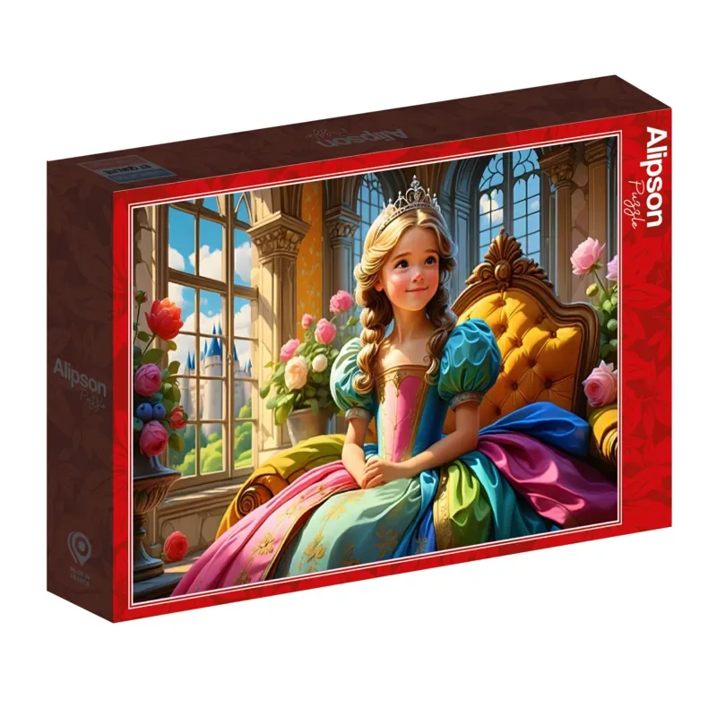 Puzzle The Princess on her Throne - 500 à 999 pièces de Alipson Puzzle – boîte 2 sur 2