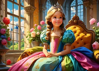 Puzzle The Princess on her Throne - 500 à 999 pièces de Alipson Puzzle – boîte 1 sur 2
