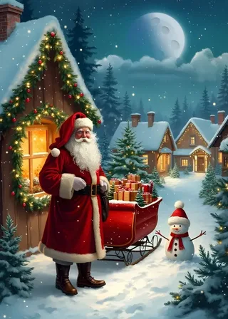 Puzzle Tournée de Noël - 500 à 999 pièces van Alipson Puzzle – doos 1 van 2