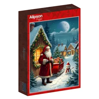 Puzzle Tournée de Noël - 500 à 999 pièces van Alipson Puzzle – doos 2 van 2