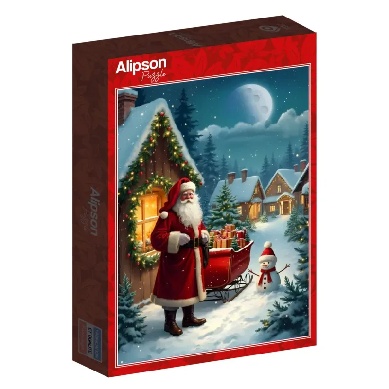 Puzzle Tournée de Noël - 500 à 999 pièces van Alipson Puzzle – doos 2 van 2