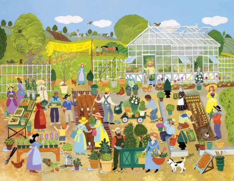 Puzzle Vente de Plantes de Printemps - 500 à 999 pièces van Alipson Puzzle – doos 1 van 2