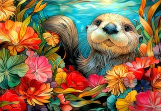 Puzzle Whimsical Waters - Le Chercheur - 1000 pièces de Alipson Puzzle – boîte 1 sur 2