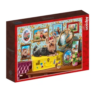 Puzzle Yorkshire Terrier - 1000 pièces van Alipson Puzzle – doos 2 van 2