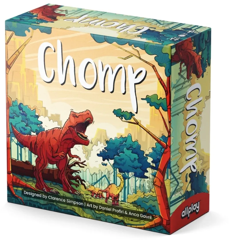 Chomp - Leuk en snel gezelschapsspel - Vanaf 8 jaar - 1-4 spelers van Allplay – doos