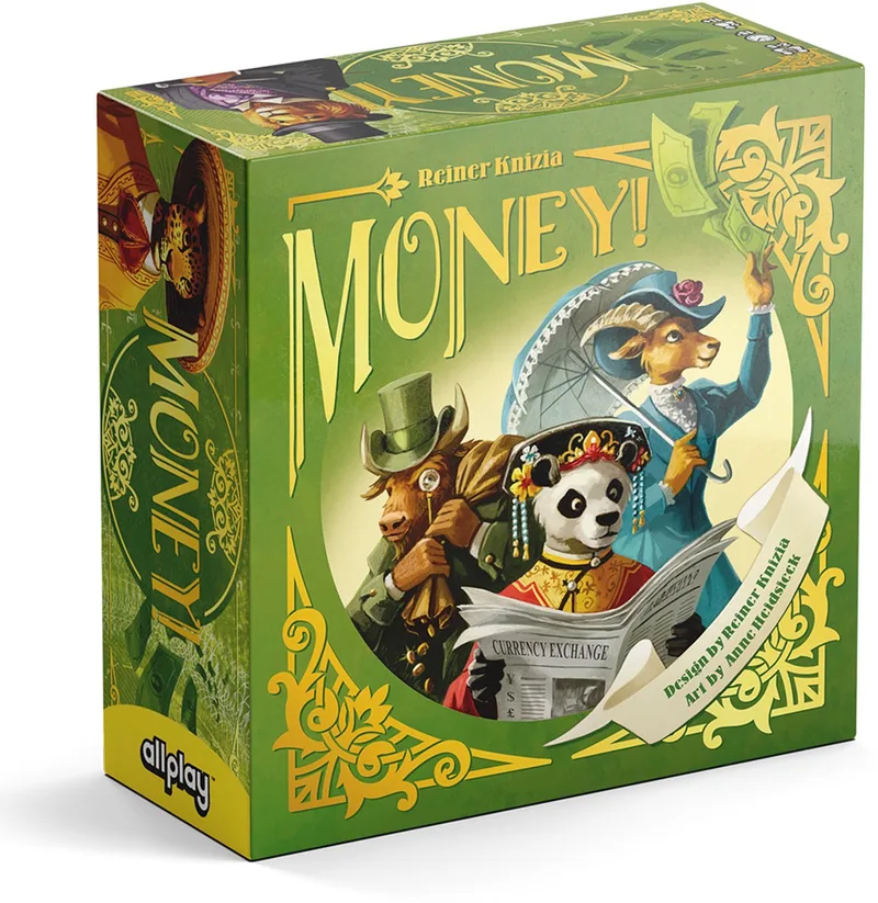 Money - Kaartspel van Reiner Knizia - Vanaf 10 jaar - Engelstalig von Allplay – Schachtel