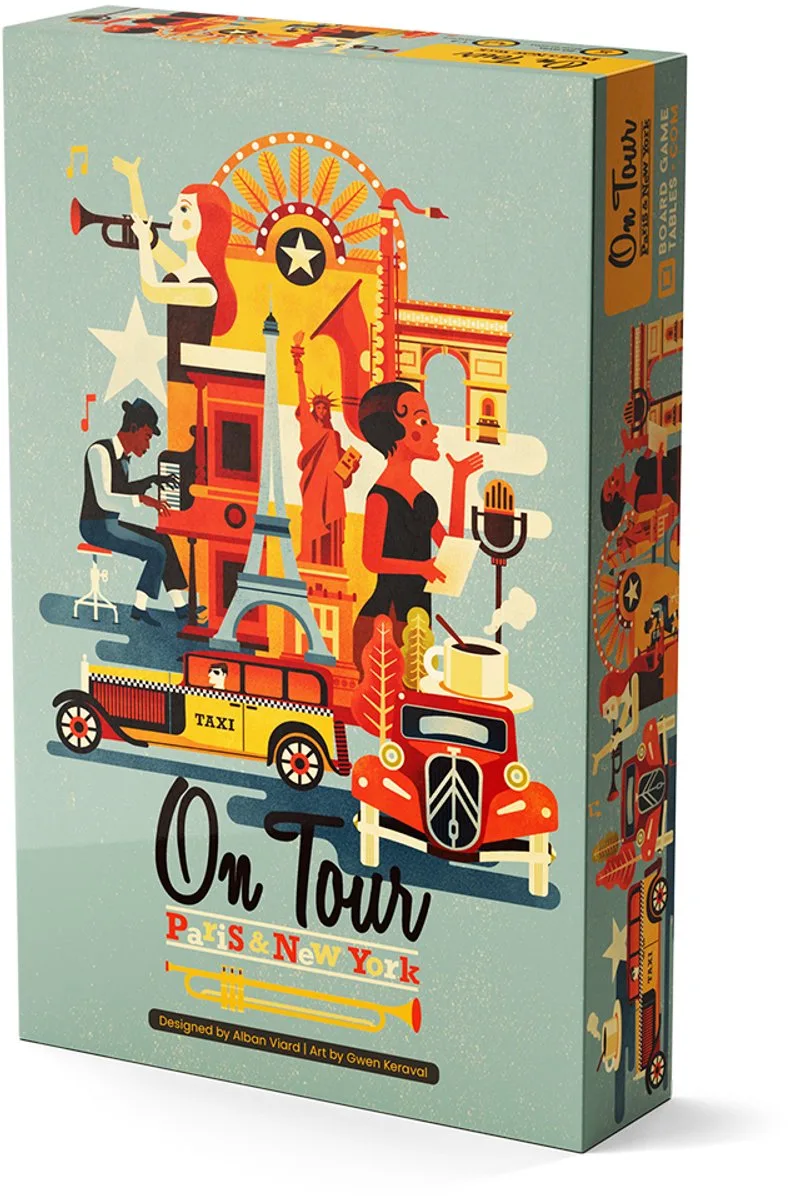 On Tour: Paris and New York - Gezelschapsspel - Engels - Allplay van Allplay – doos