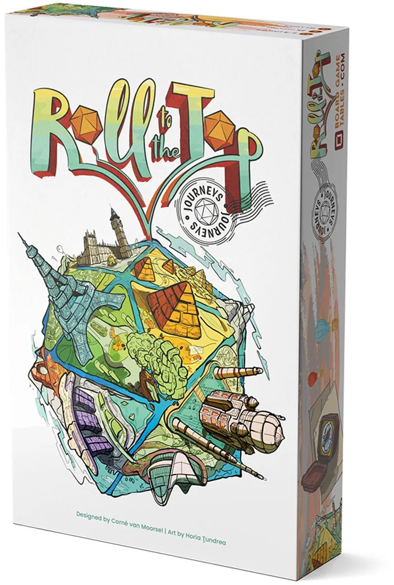 Roll to the Top: Journeys - Roll-and-write - Engelstalig - Allplay van Allplay – doos