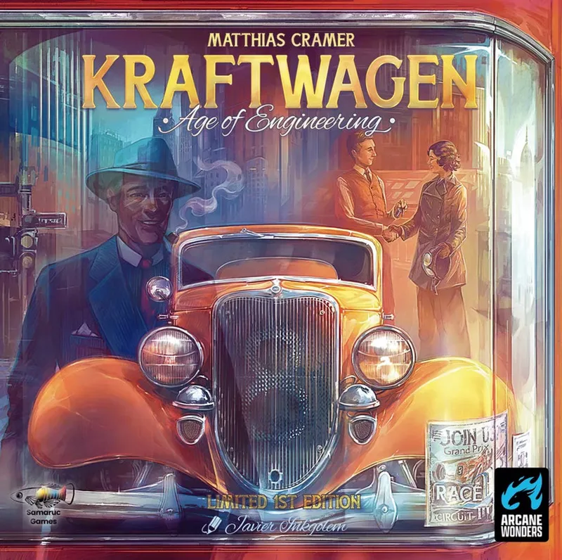 Kraftwagen: Age of Engineering - English Version fra Arcane Wonders – æske