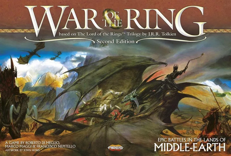 Lord of the RIngs - War of the Ring: Second Edition de Ares Games – boîte