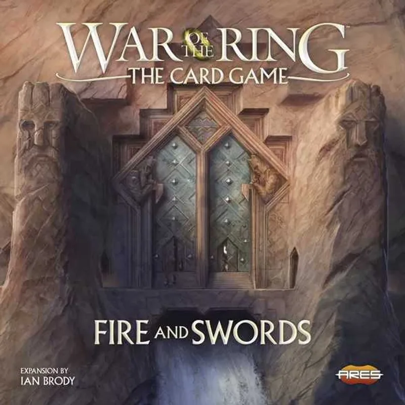 LOTR War of The Ring The Card Game: Fire and Swords uitbreiding (ENG) from Ares Games – box