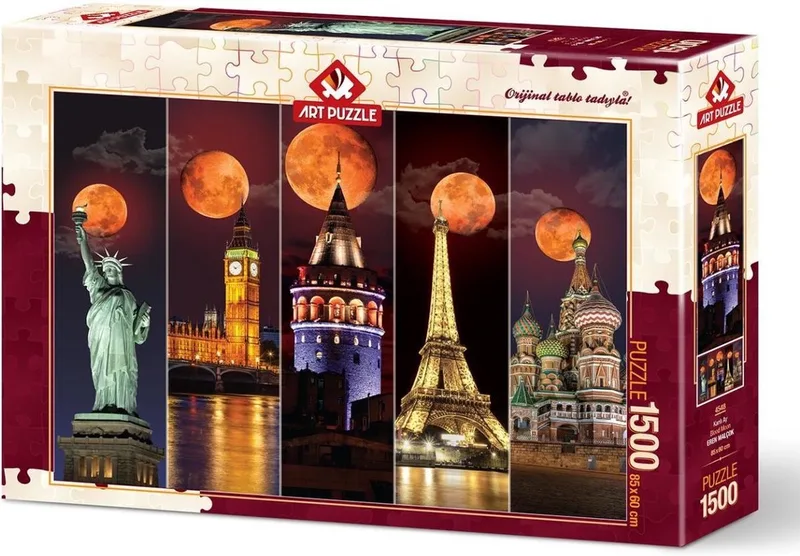 Blood Moon – Puzzel – 1500 stukjes – 85 x 60 cm fra Art Puzzle, Flerfarvet-udgave – æske