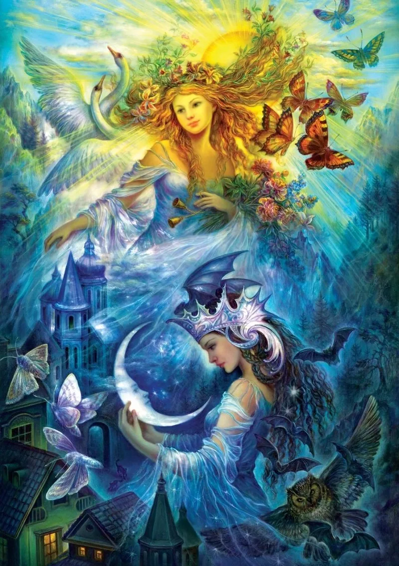 legpuzzel prinsessen dag en nacht - 1000 stukjes karton. från Art Puzzle, utgåva Flerfärgad – kartong