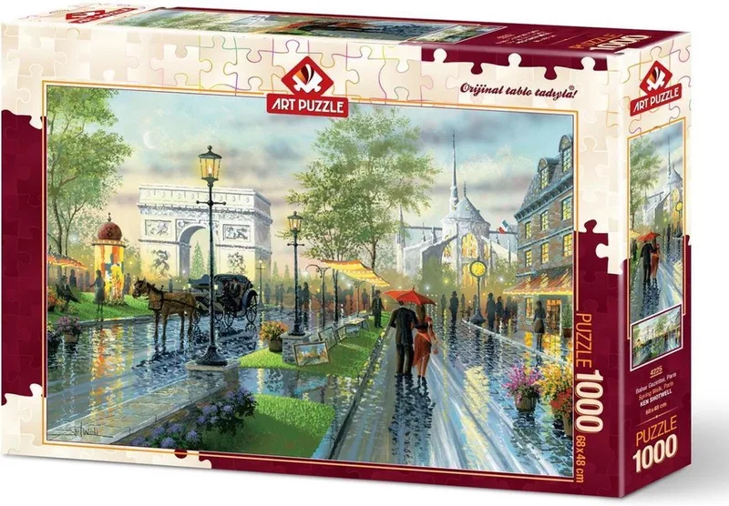 legpuzzel Spring Walk Paris - 1000 stukjes puzzel. fra Art Puzzle, Flerfarvet-udgave – æske