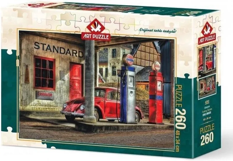 Legpuzzel Tankstation – 260 Stukjes – 34 x 48 CM von Art Puzzle, Ausgabe Mehrfarbig – Schachtel