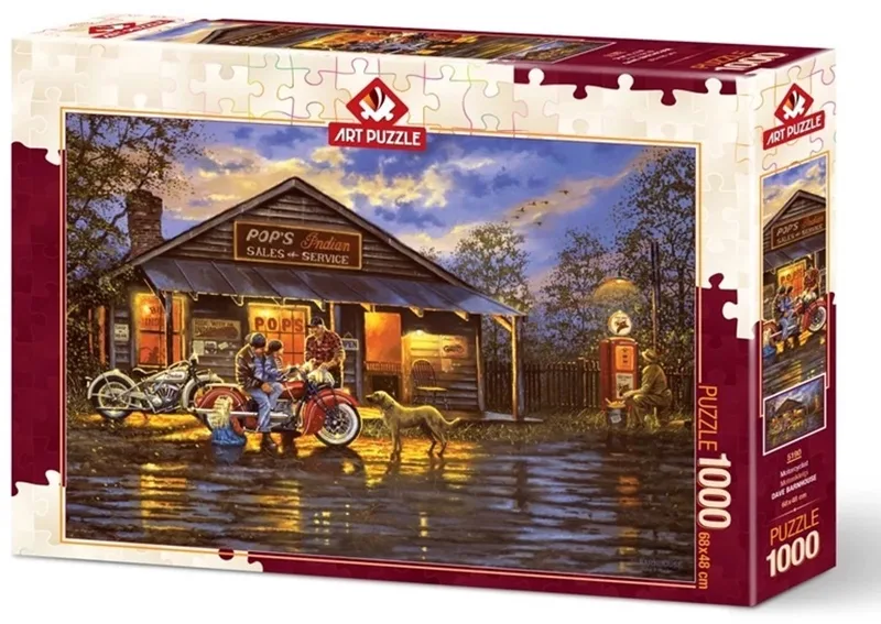 Motorcyclist van Art Puzzle, editie Meerkleurig – doos