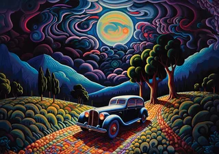 puzzel A Night in Transylvania - 1000 stukjes puzzel. van Art Puzzle, editie Meerkleurig – doos 1 van 2