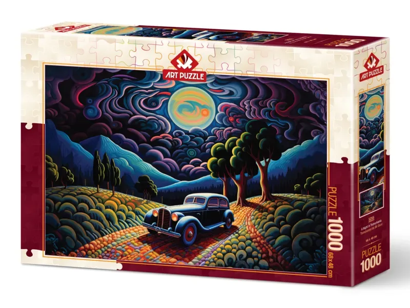 puzzel A Night in Transylvania - 1000 stukjes puzzel. van Art Puzzle, editie Meerkleurig – doos 2 van 2