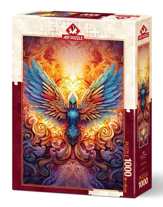 puzzel Colorful Phoenix - 1000 stukjes kleurrijk. från Art Puzzle, utgåva Flerfärgad – kartong 2 av 2
