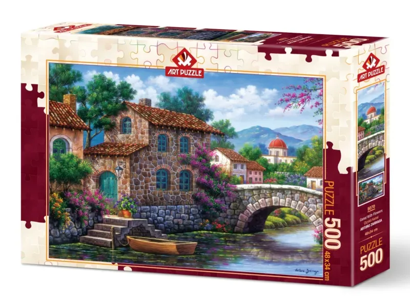 Puzzle Canal Fleuri - 500 à 999 pièces from Art Puzzle – box 2 of 2