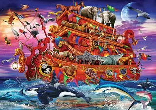 Puzzle L'Arche de Noé - 200 à 499 pièces van Art Puzzle – doos 1 van 2