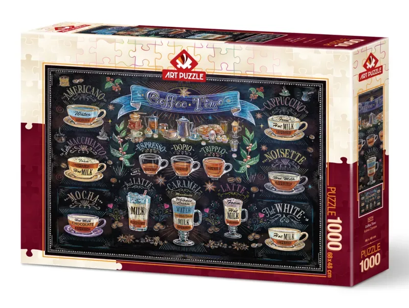 Puzzle L'Heure du Café - 1000 pièces de Art Puzzle – boîte 2 sur 2