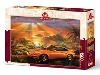 Puzzle La Porsche Jaune - 1500 pièces from Art Puzzle – box 2 of 2
