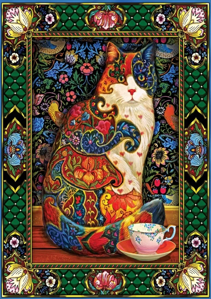 Puzzle Le Chat Royal - 1000 pièces van Art Puzzle – doos