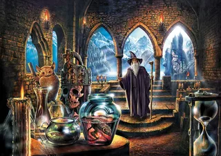 Puzzle Le Château des Sorciers - 1000 pièces de Art Puzzle – boîte 1 sur 2