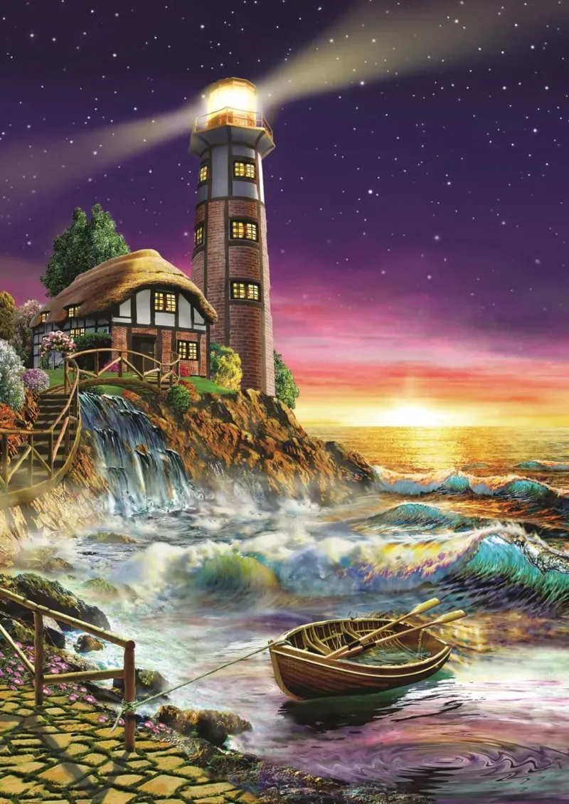 Puzzle Le Phare - 500 à 999 pièces de Art Puzzle – boîte 1 sur 2